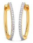 Diamond Hoop Earring