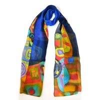 Hand Painted Scarves